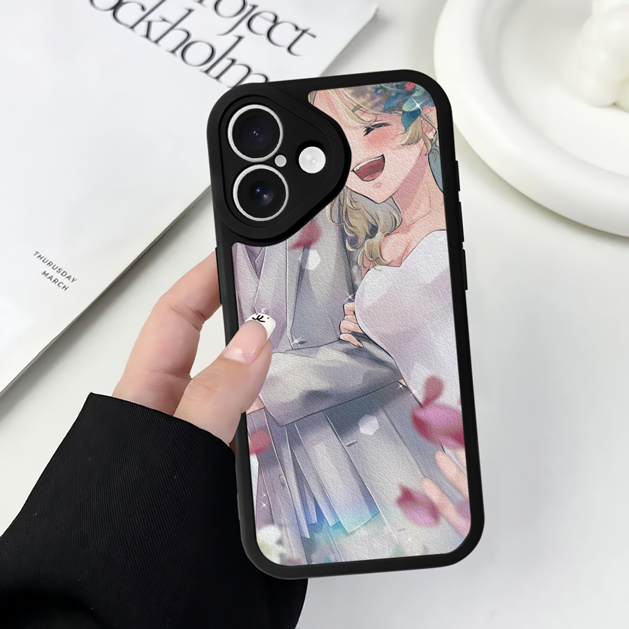 （画像用） 東京リベンジャーズ Tokyo Revengers 【iPhone 16シリーズ対応】シリコンスマホケース（レザー調） 材質：シリコン